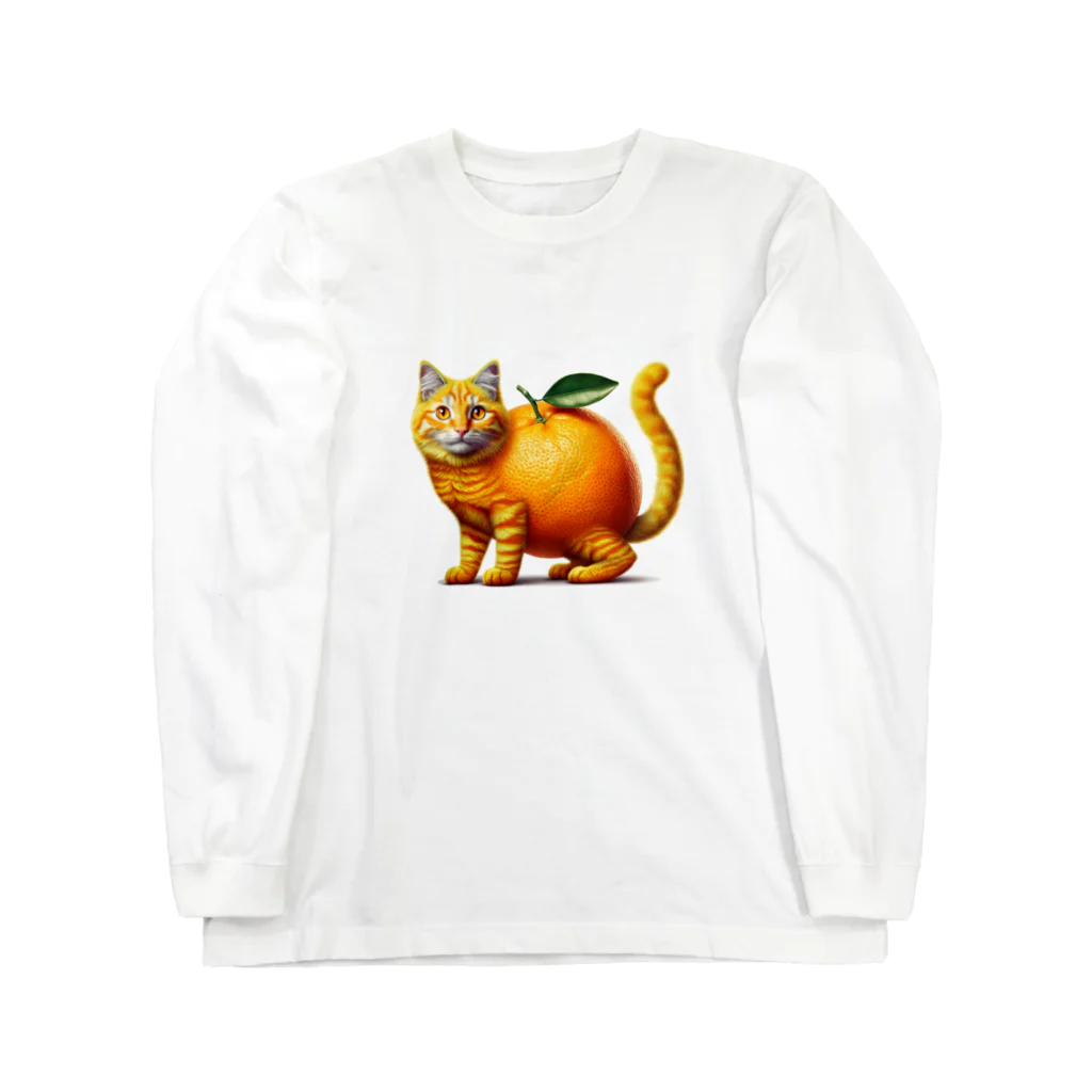 SALVADORSのみかん猫 Long Sleeve T-Shirt