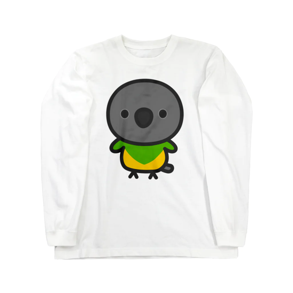 いんこ屋堂のネズミガシラハネナガインコ Long Sleeve T-Shirt