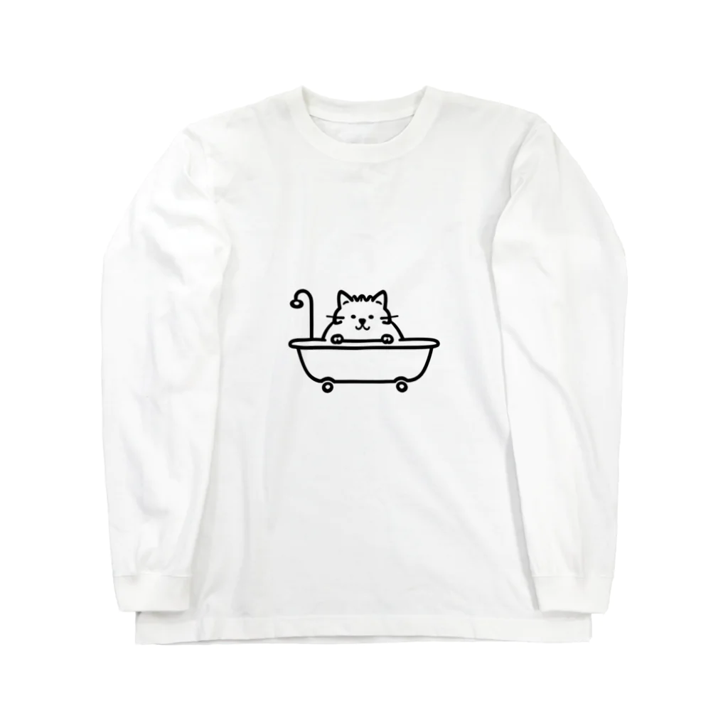 NIANのバスタブネコ Long Sleeve T-Shirt