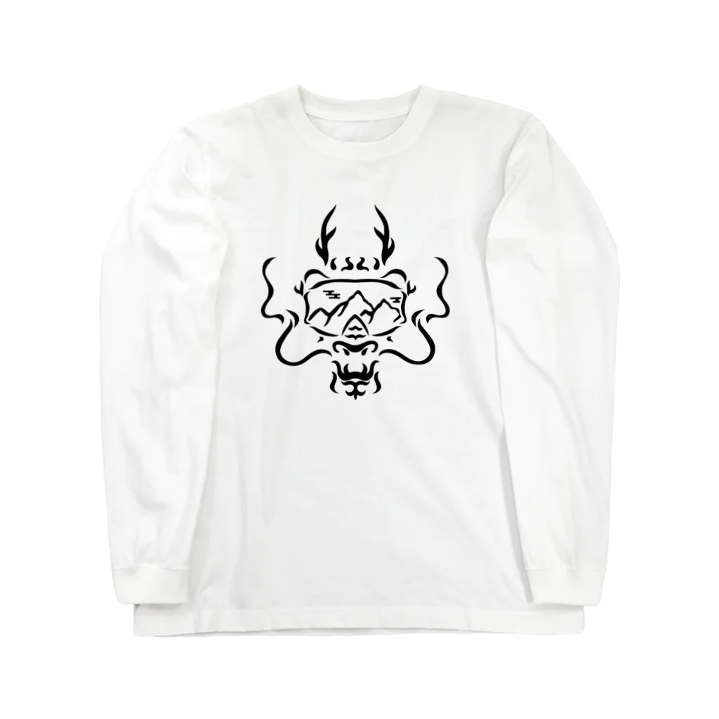 RyoheiTomiyamaのHAKUBA SNOW DRAGON Long Sleeve T-Shirt