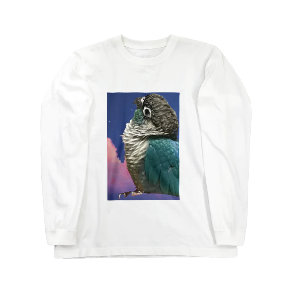 ウロコインコ好きの人へのあおいちゃん黄昏 Long Sleeve T-Shirt