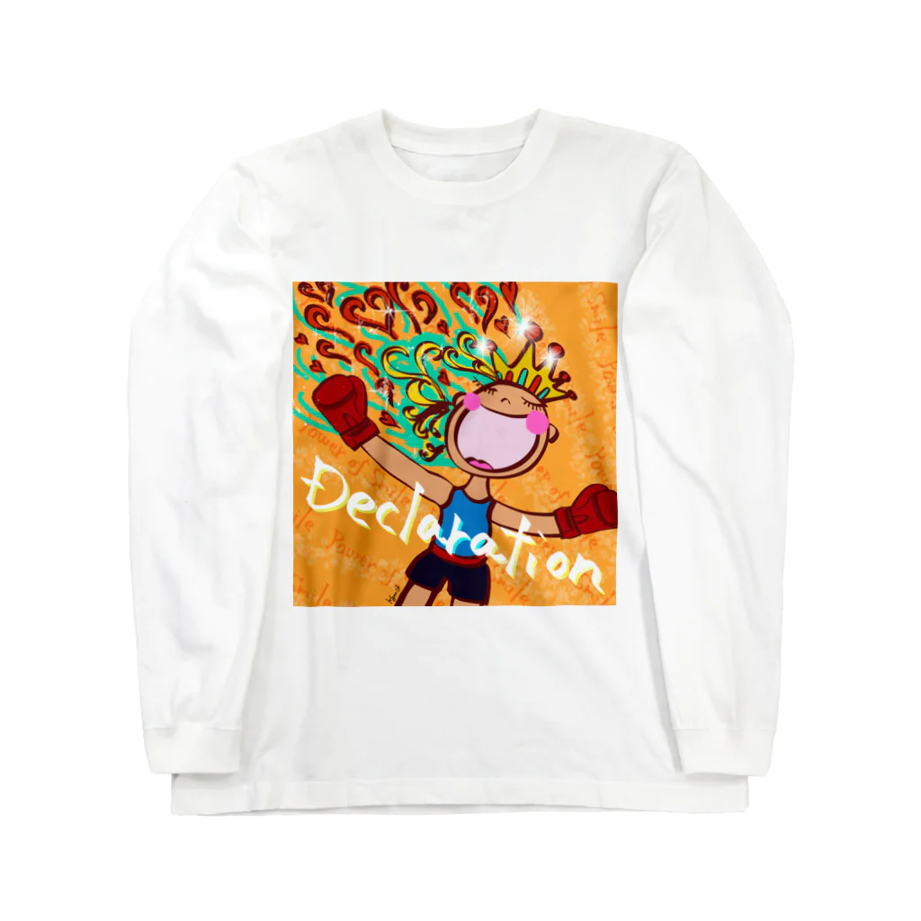 Power of Smile -笑顔の力-のDeclaration Long Sleeve T-Shirt