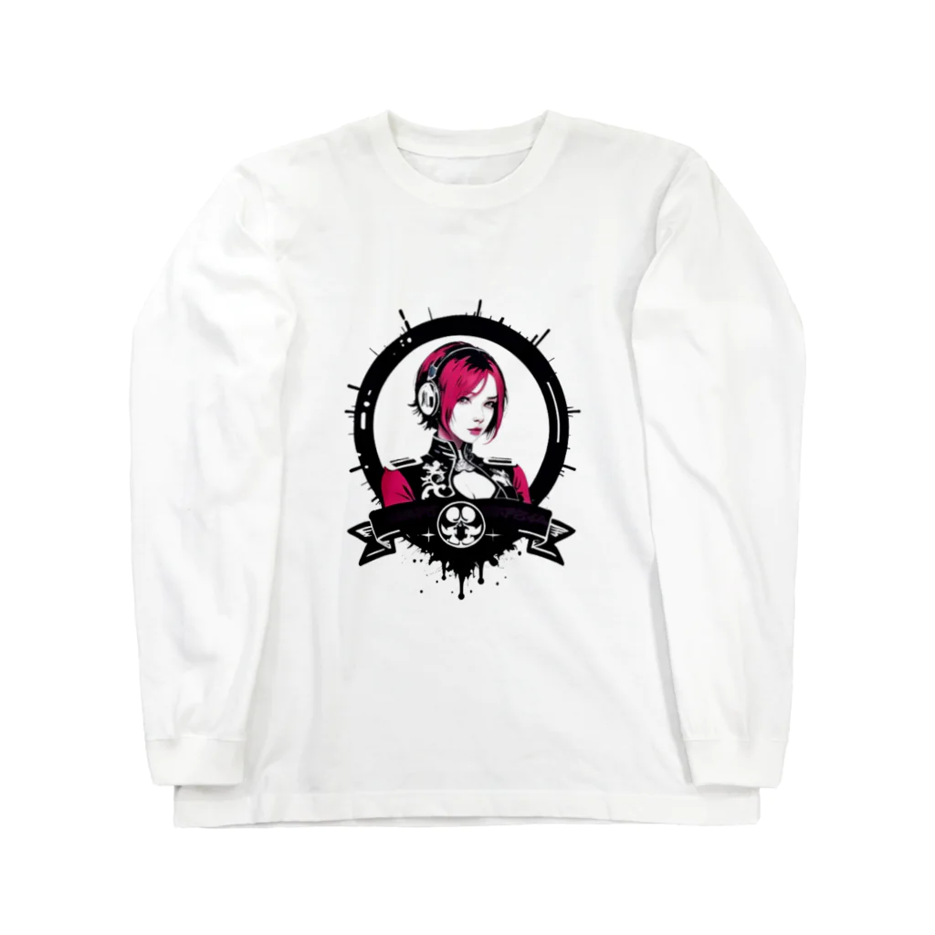 くるあとのCyberpunk DJ girl Long Sleeve T-Shirt