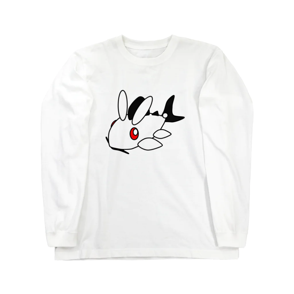 P-Life【プレコ暮らしのプレコグッズ】の【干支プレコ：卯】 Long Sleeve T-Shirt