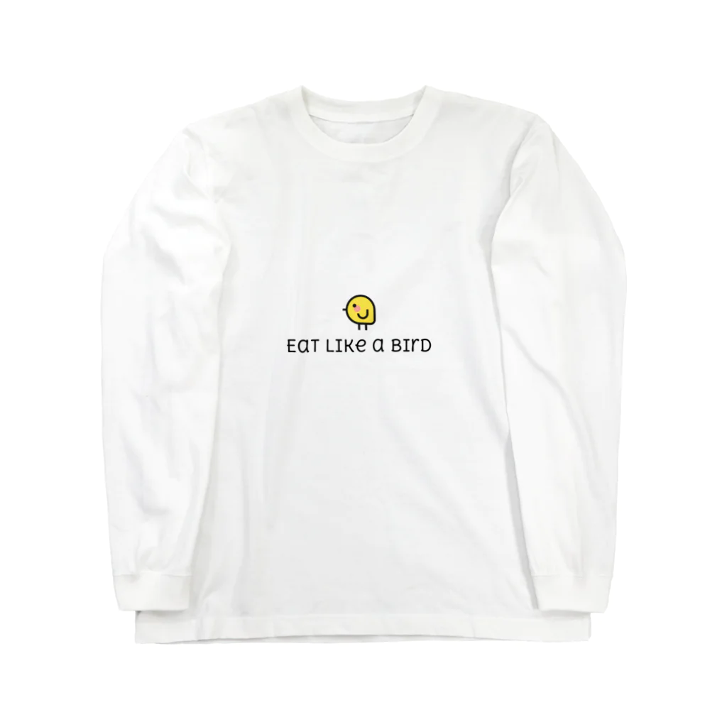 みののEat like a bird ロングスリーブTシャツ