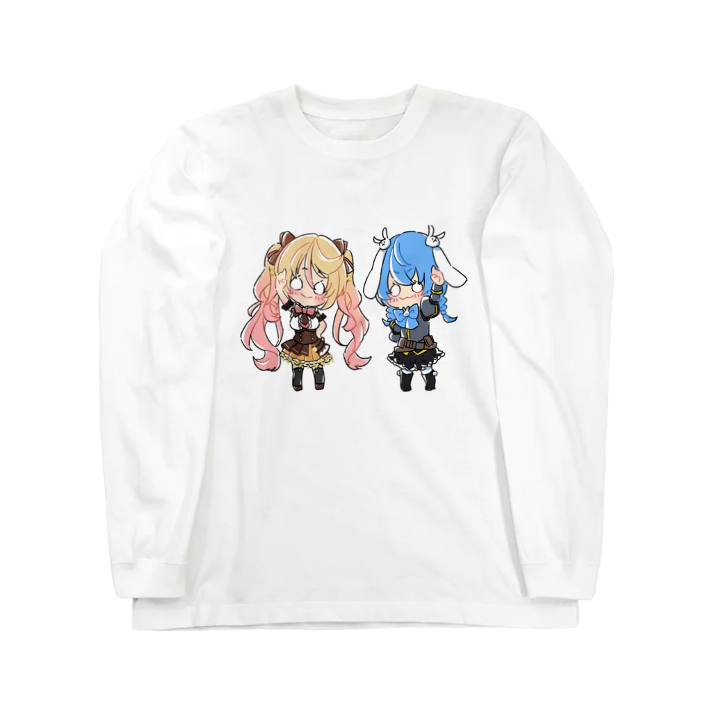 usabit.のぐっず屋さんのななゆ+うさぎガンマン Long Sleeve T-Shirt