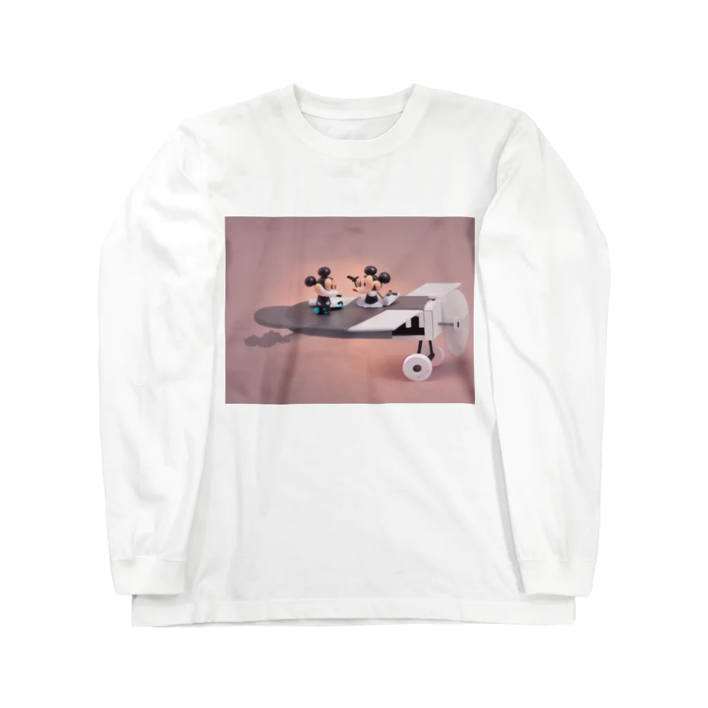 CHIKUSHOのプレーン・クレイジー Long Sleeve T-Shirt