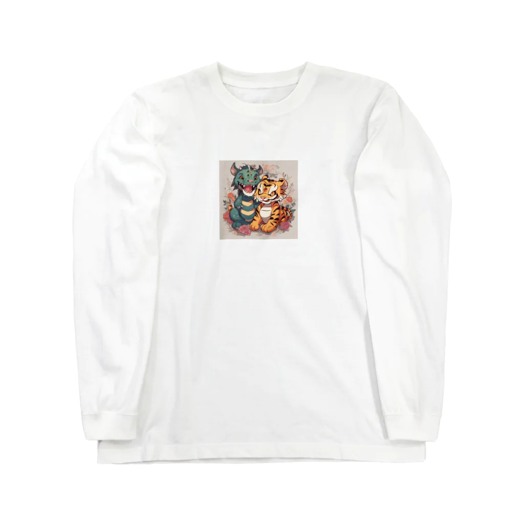 enryuu'sCLUBのPrettywithタイガー＆ドラゴン Long Sleeve T-Shirt