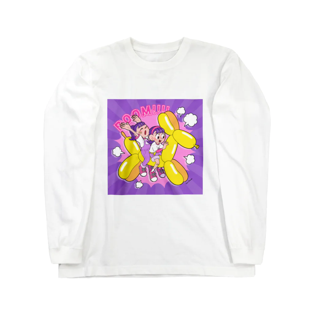 おおつきあやのBALLOON DOG Long Sleeve T-Shirt