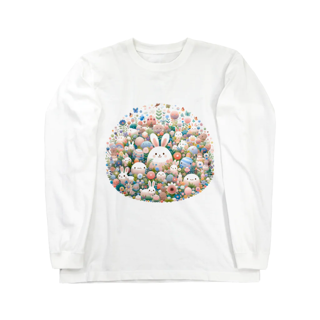 raio-nのハッピーフローラルファンタジー Long Sleeve T-Shirt