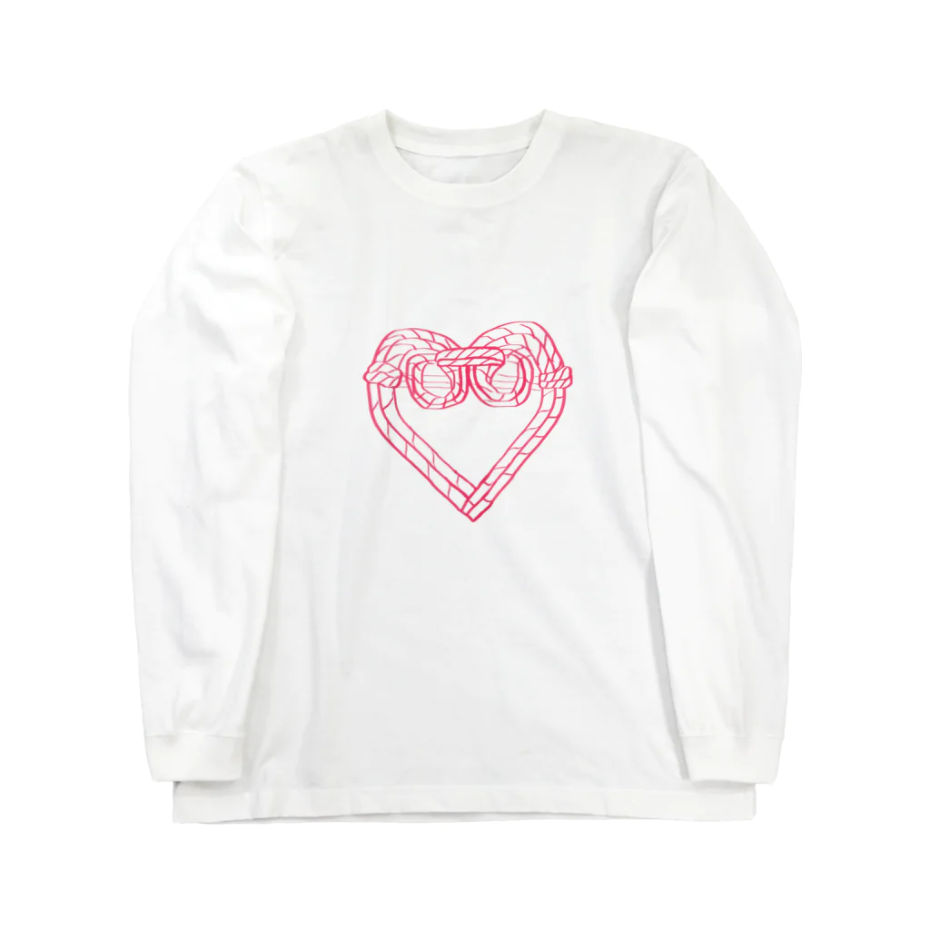 縄猫のお店のLove binds (能登半島地震応援アイテム) ロングスリーブTシャツ