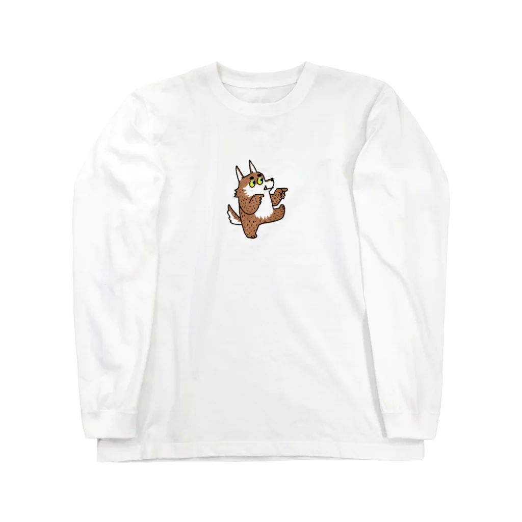 WOOOF!!!のBEAR MONSTERS オオカミ男 Long Sleeve T-Shirt