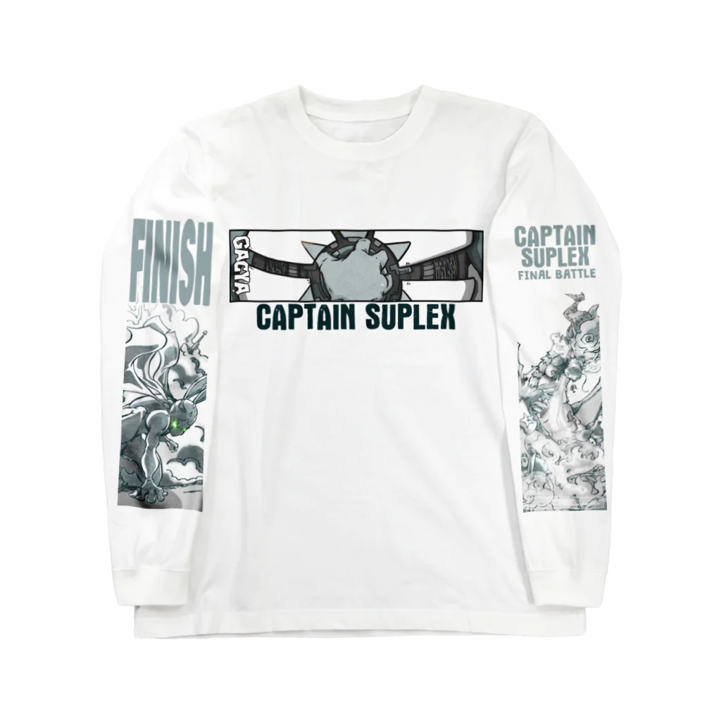 暴猫OnlineのCAPTAIN SUPLEX コミック ロングスリーブTシャツ