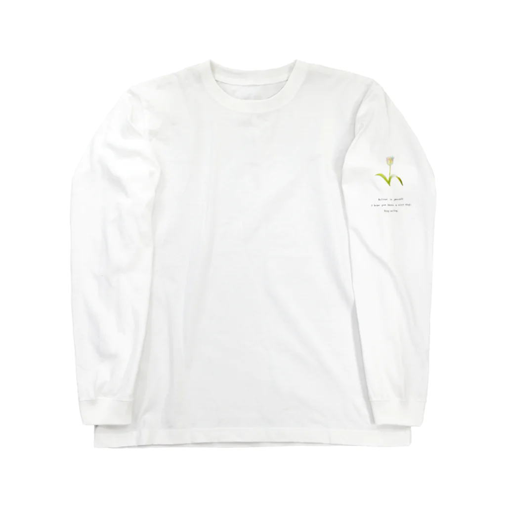 rilybiiの虹色チューリップ Long Sleeve T-Shirt