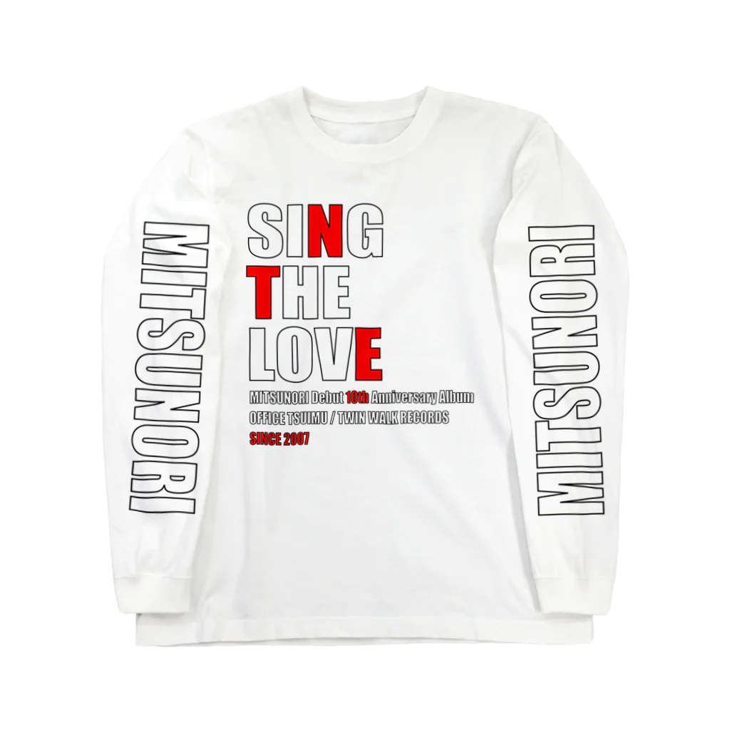 MITSUNORI OFFICIAL SHOPのMITSUNORI デビュー10周年記念デザイン Long Sleeve T-Shirt