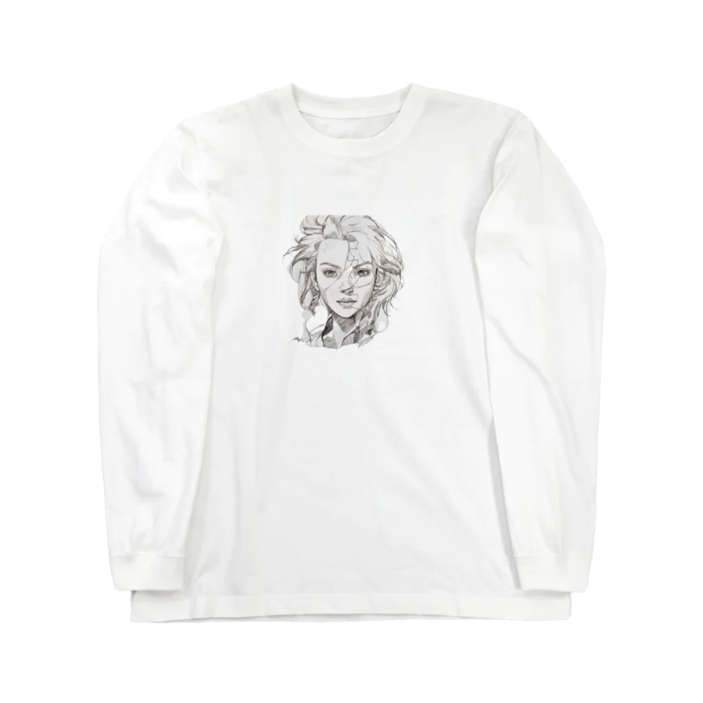 fashion-forwardのエロカッコイイ女性 Long Sleeve T-Shirt