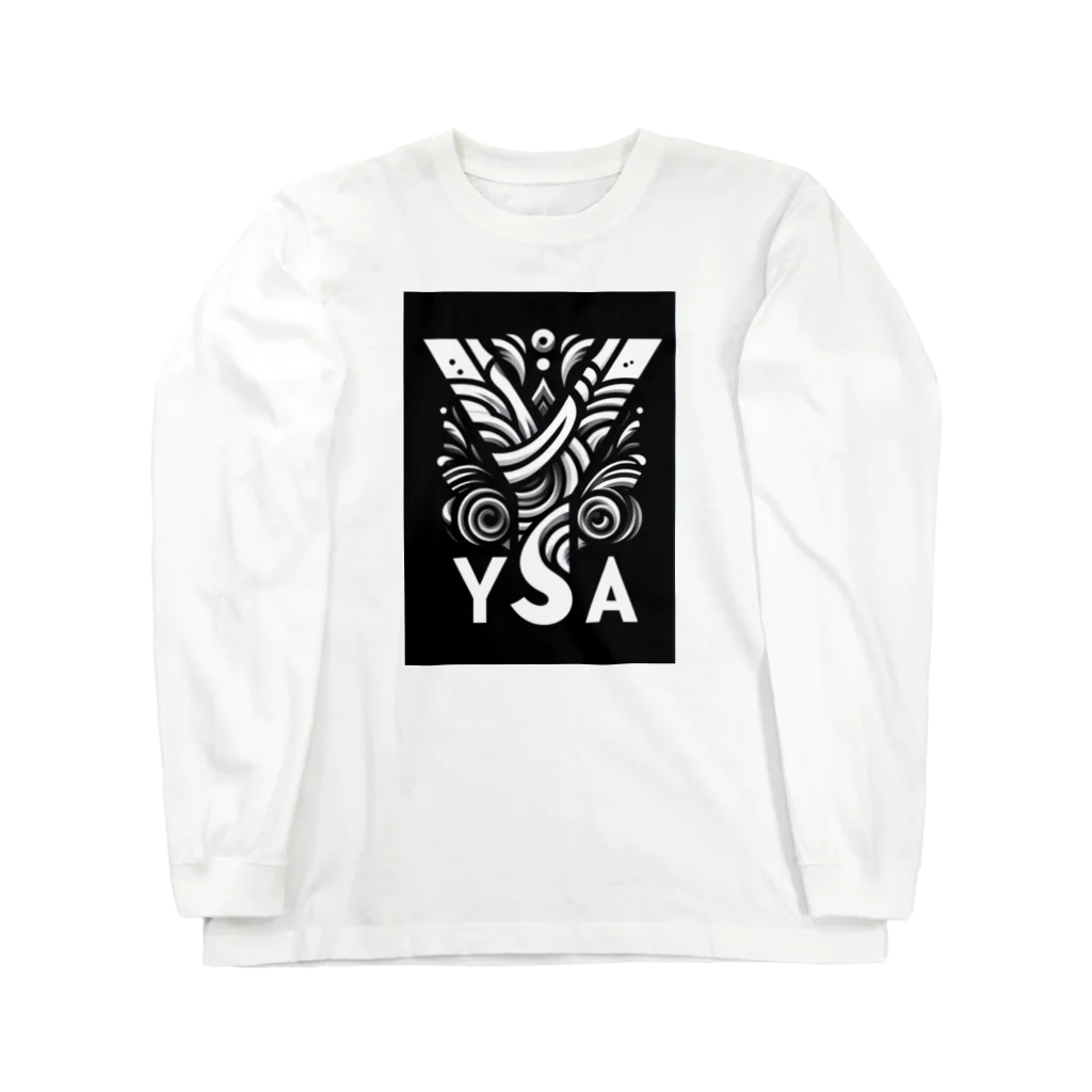 YA'sのYA'sデザイン『YSAロゴ』 ロングスリーブTシャツ