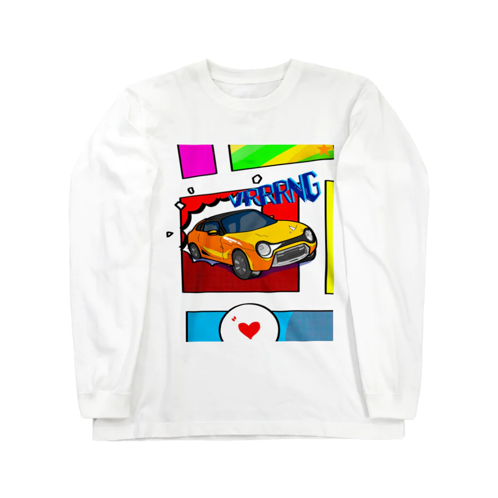 お餅のアメコミ風 Long Sleeve T-Shirt