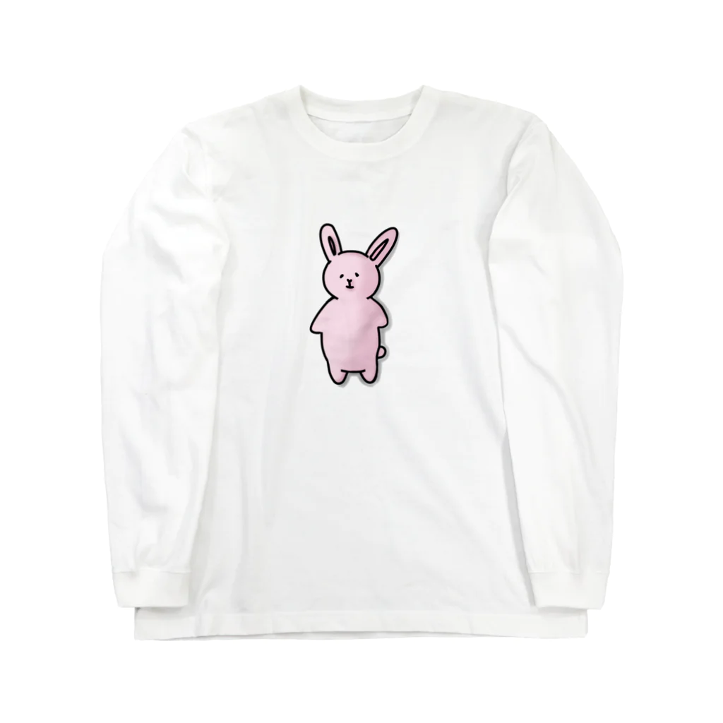 みつまめこshopのポテっとうさぎ Long Sleeve T-Shirt