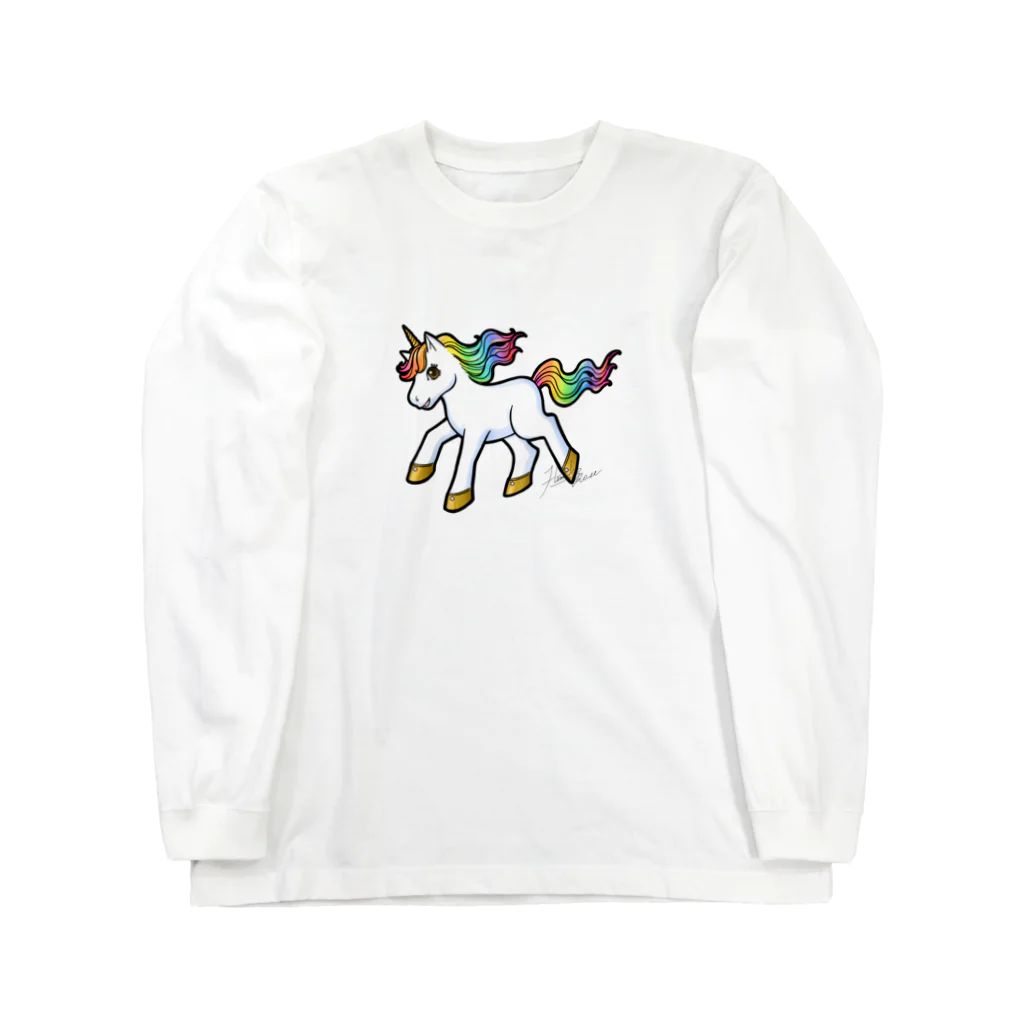 Himiko Roseのユニココ００２ Long Sleeve T-Shirt