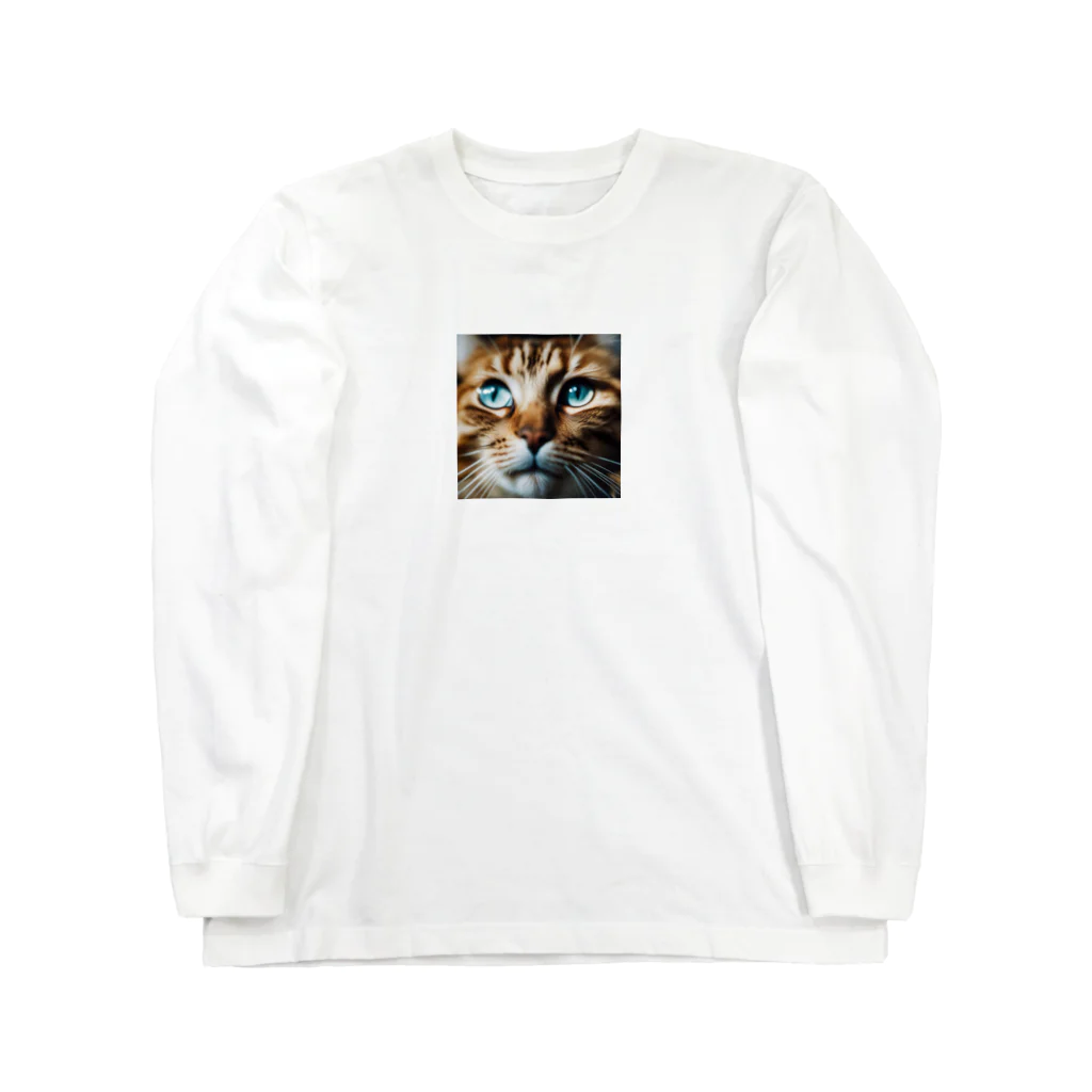 しんの考え事している猫 Long Sleeve T-Shirt