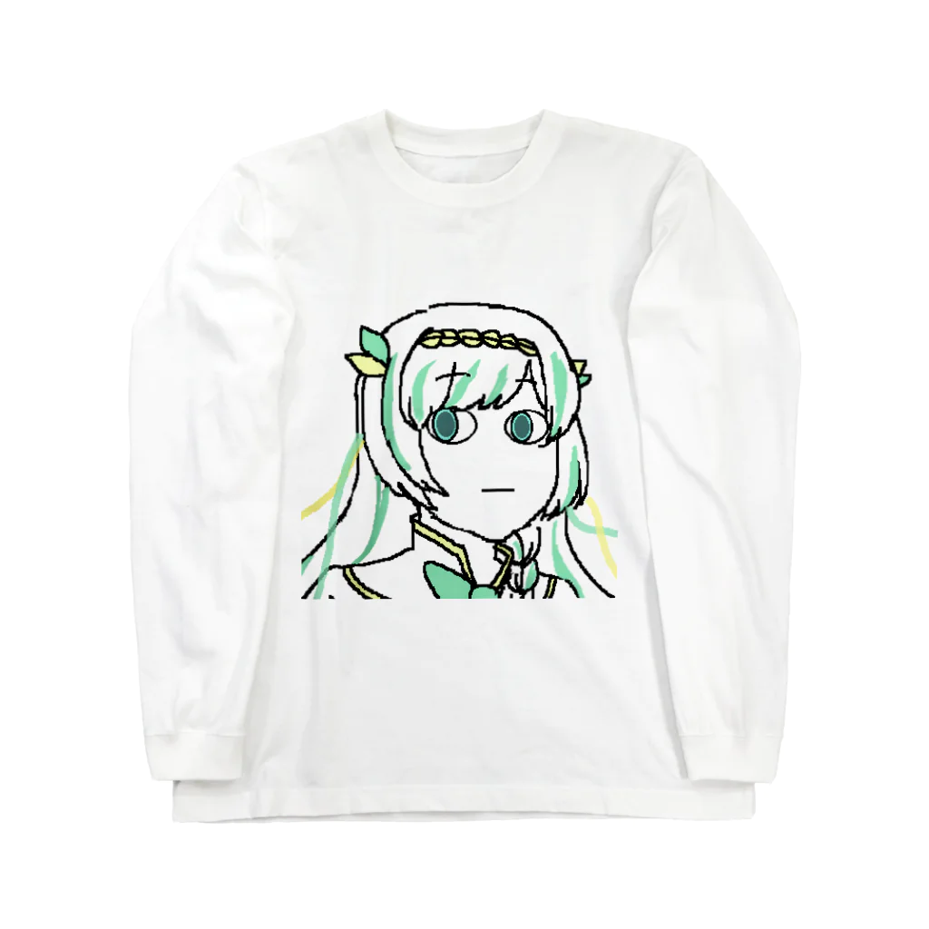 usabit.のぐっず屋さんのにゃこ師手描きルナティア・アヴィンスター Long Sleeve T-Shirt