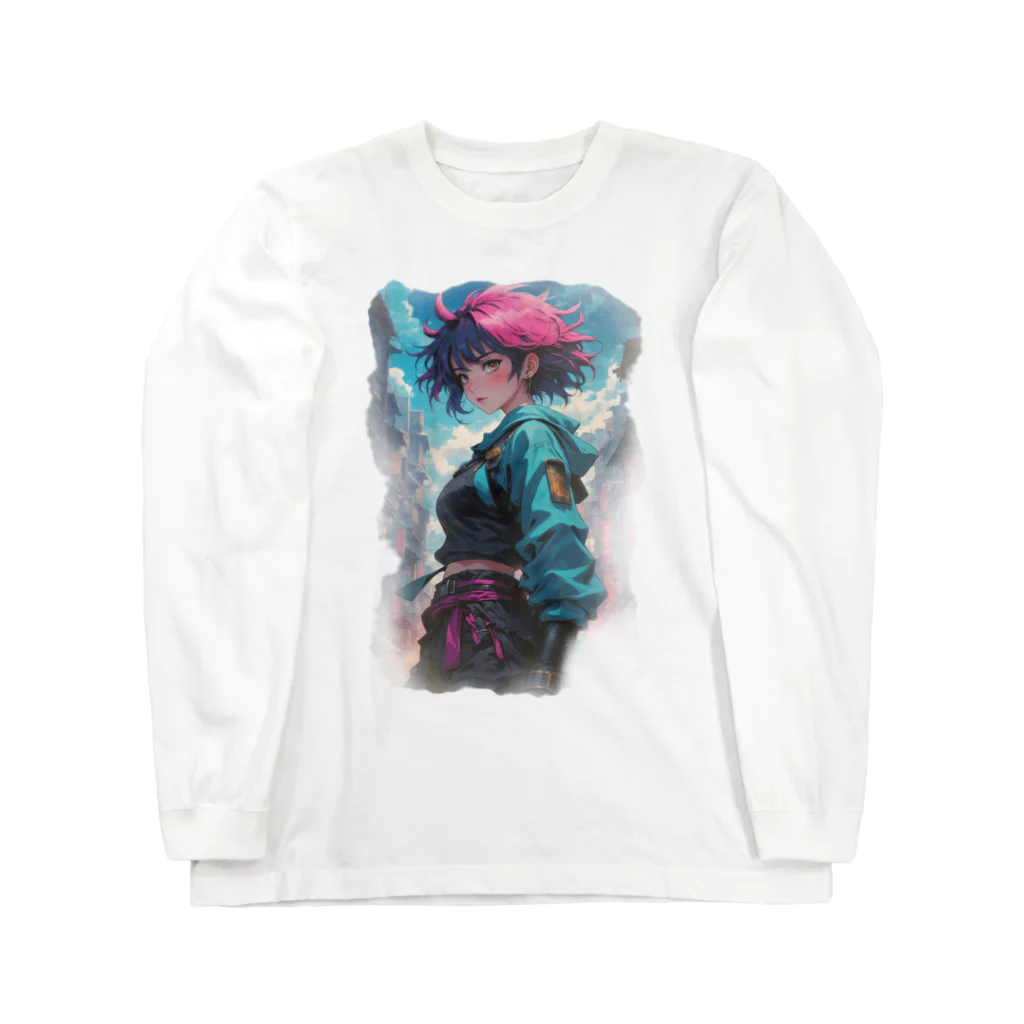 pixelvistaのコズミック・ブレイド D Long Sleeve T-Shirt