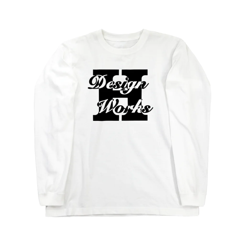 HDWのH DESIGNWORKS ロゴグッズ Long Sleeve T-Shirt