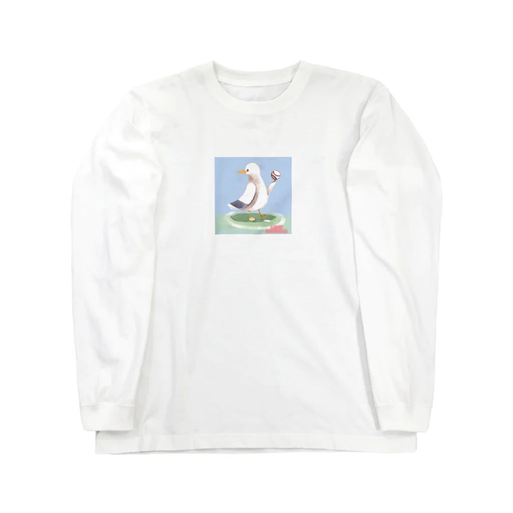 misakkeysの野球をする鴎 Long Sleeve T-Shirt