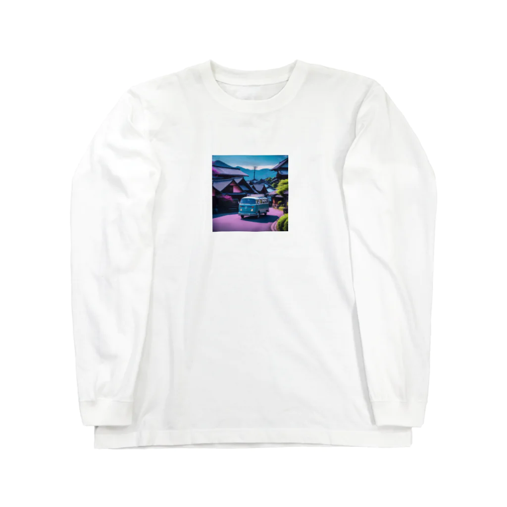 ta95の五箇山合掌造り集落（岐阜県）を旅するワーゲンバス Long Sleeve T-Shirt