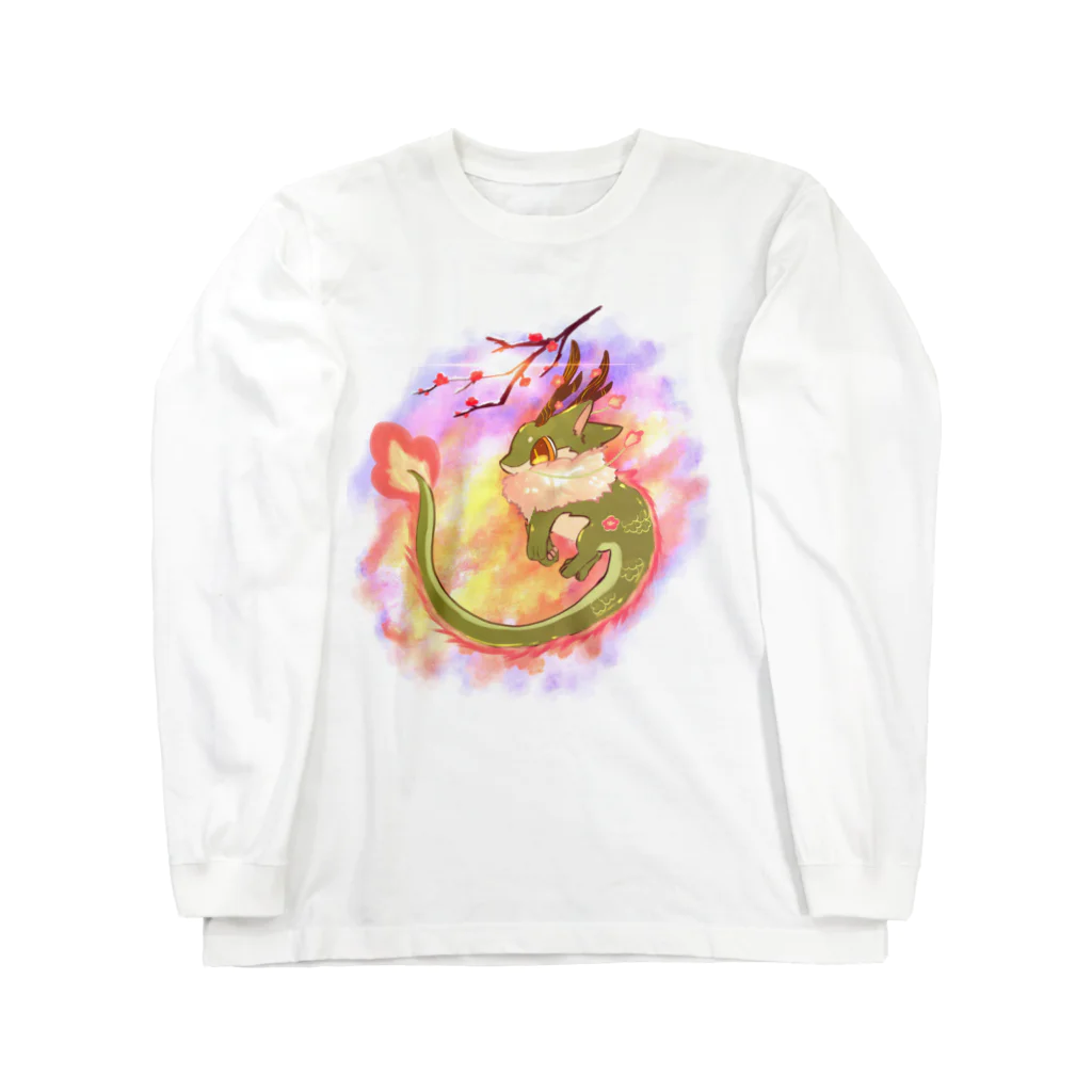 C.workセンターの花の龍 Long Sleeve T-Shirt