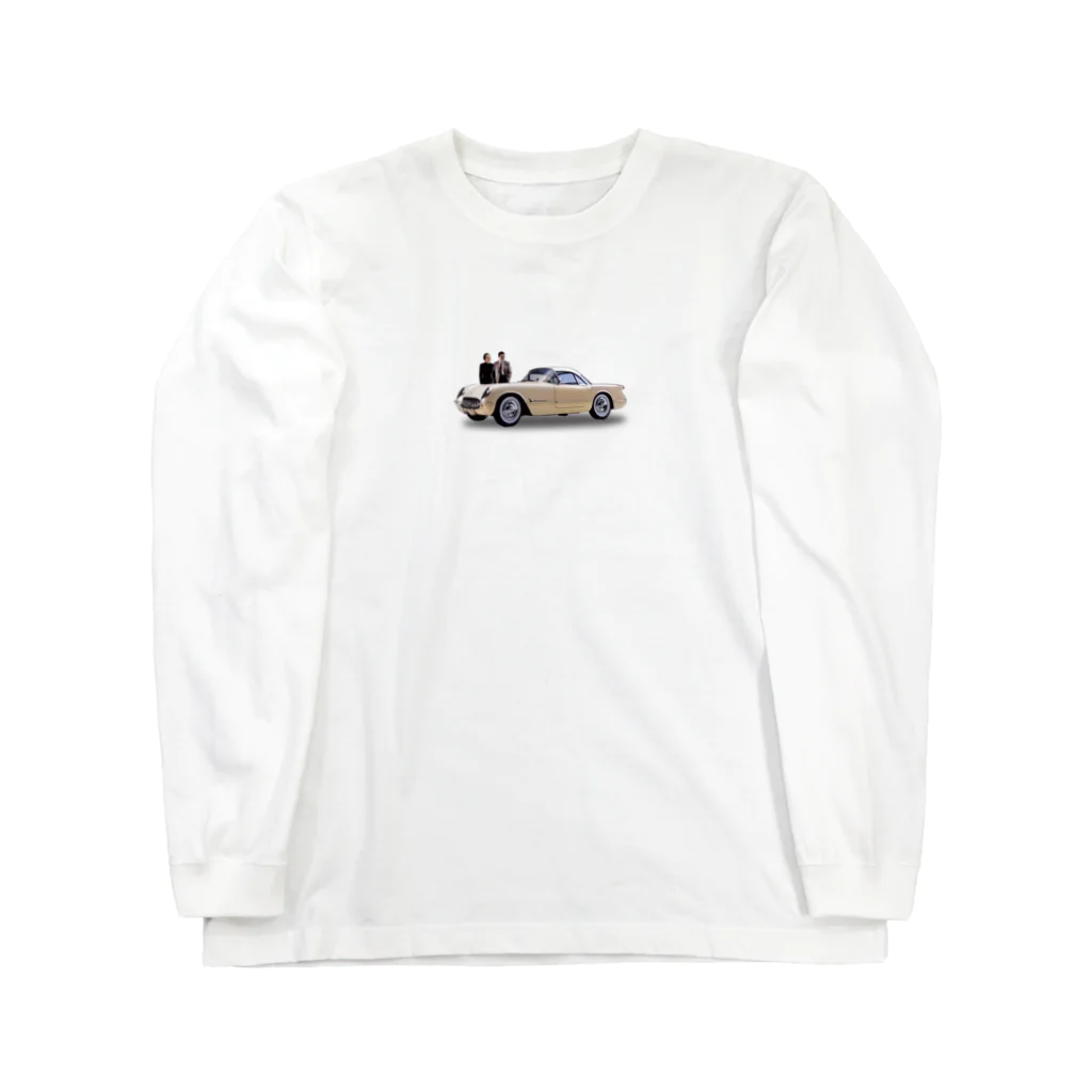 wowwooの54 Corvette Hardtop Long Sleeve T-Shirt