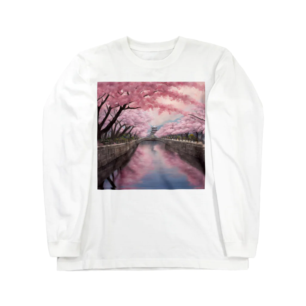 　Mtスペースの#日本桜 Long Sleeve T-Shirt