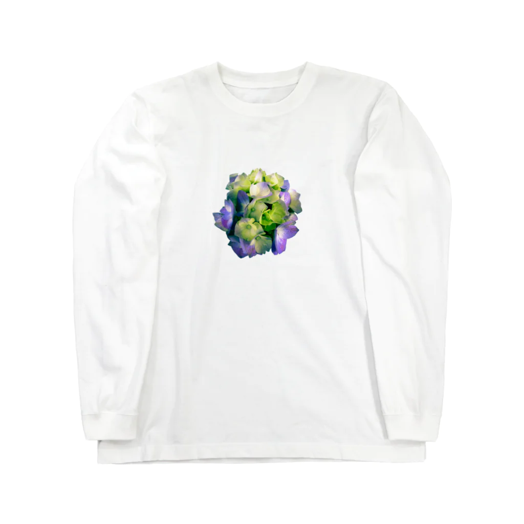 あきぱんぱんのあじさい Long Sleeve T-Shirt