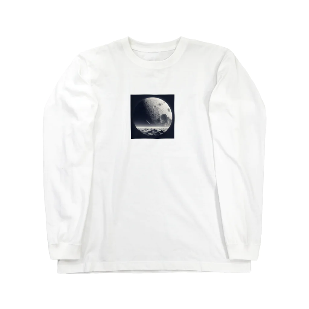 55SHOPの月の裏側 Long Sleeve T-Shirt