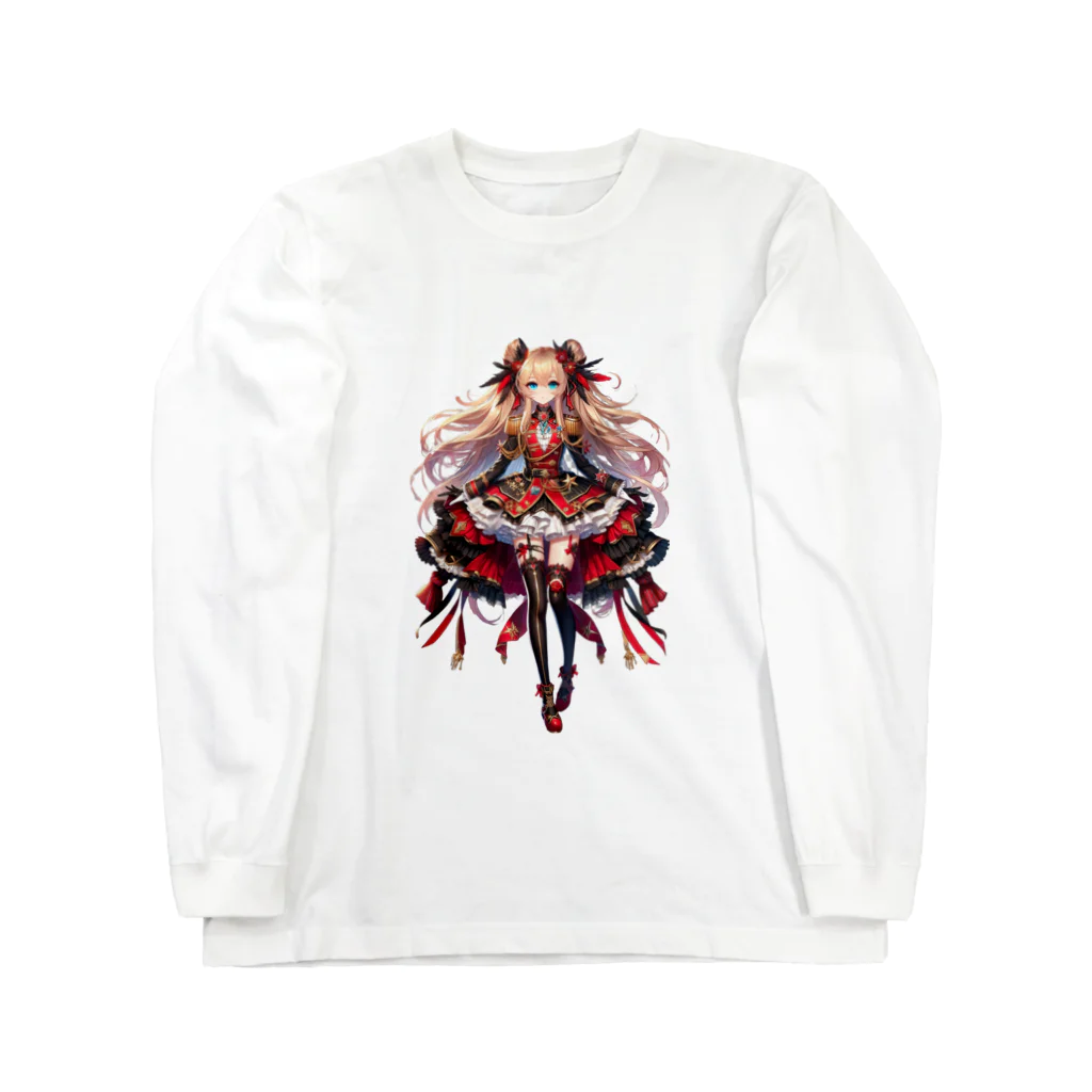 OmamEの星降る夜の軍服姫 Long Sleeve T-Shirt