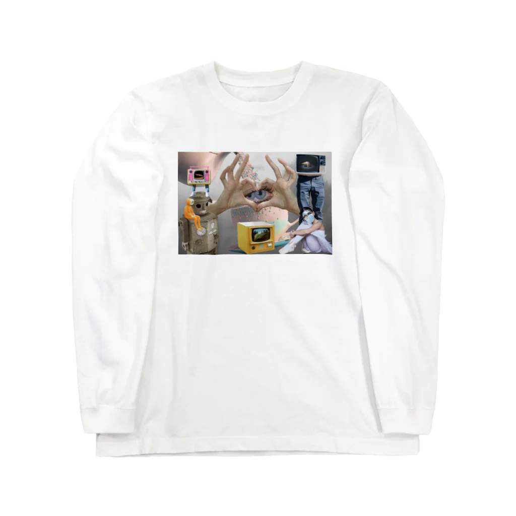 ロコモコのあらじる こんぶじめ つぶ貝 Long Sleeve T-Shirt