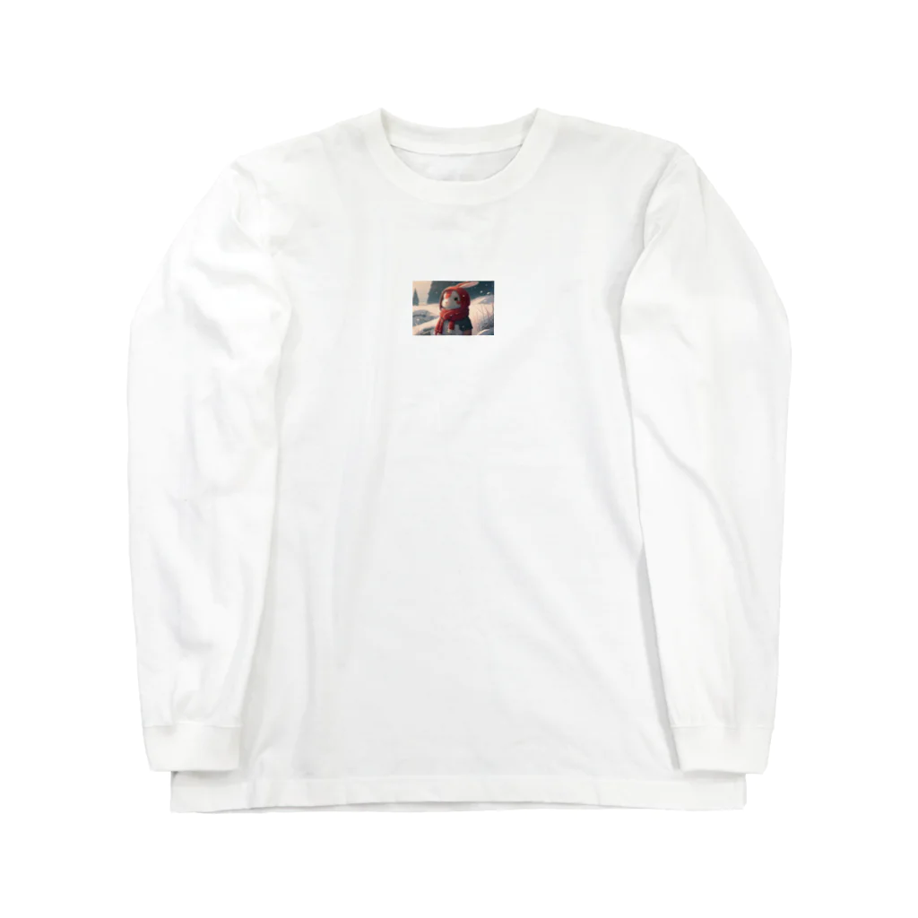 Soundの雪国のウサギ Long Sleeve T-Shirt