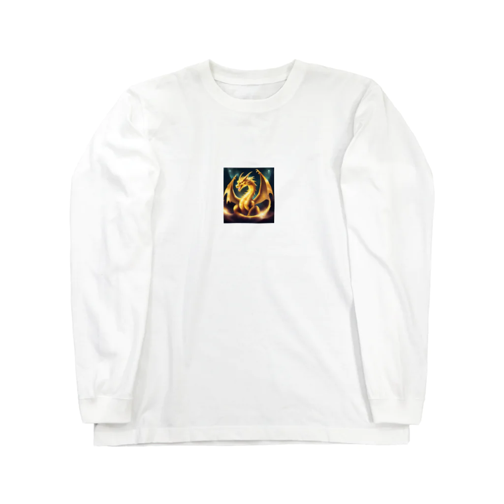 SUZURIの神々しいドラゴン Long Sleeve T-Shirt