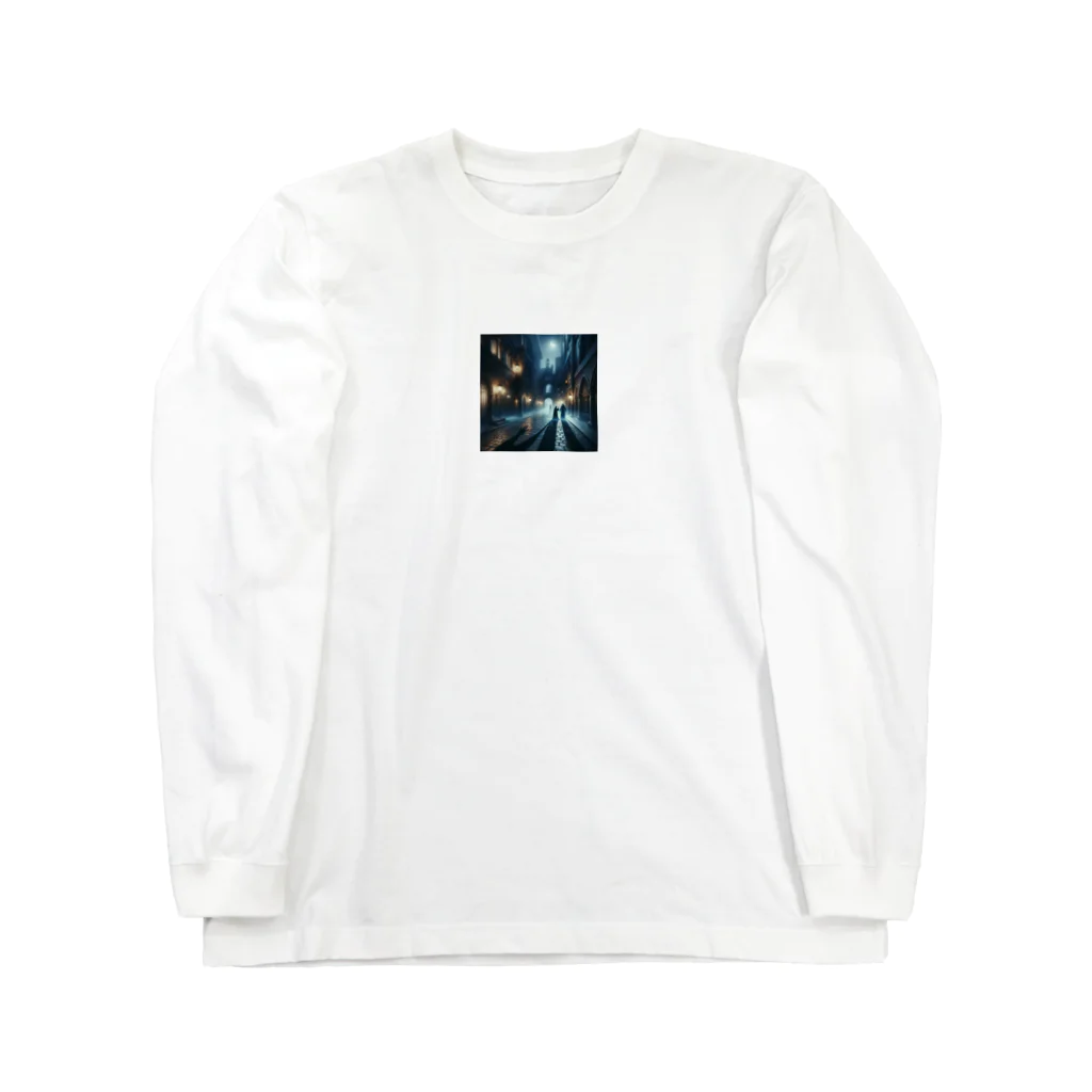 たろすけの「影の中のウィスパー」 Long Sleeve T-Shirt