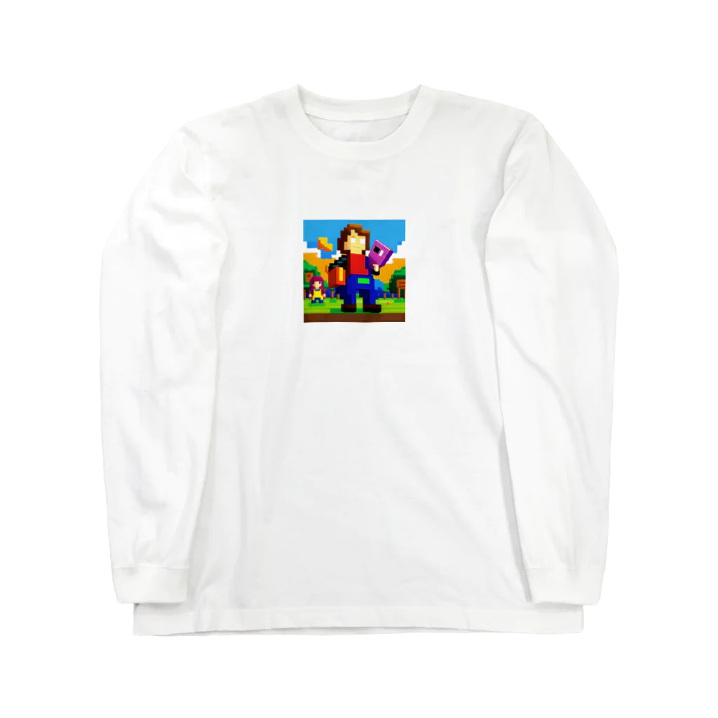 ローグダヨの家のドット君冒険の始まり Long Sleeve T-Shirt