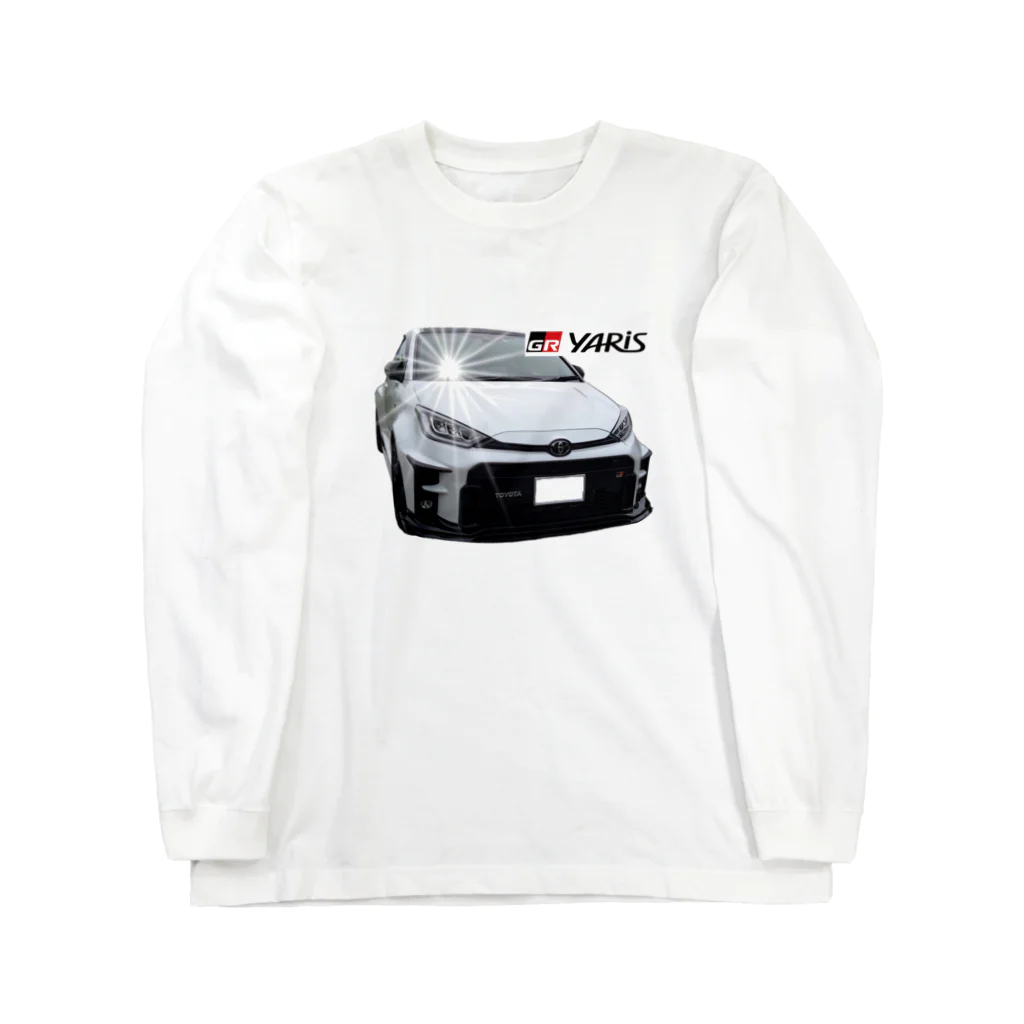 GRヤリスプリントグッズのTOYOTA 　GRヤリスのプリントグッズ ロングスリーブTシャツ