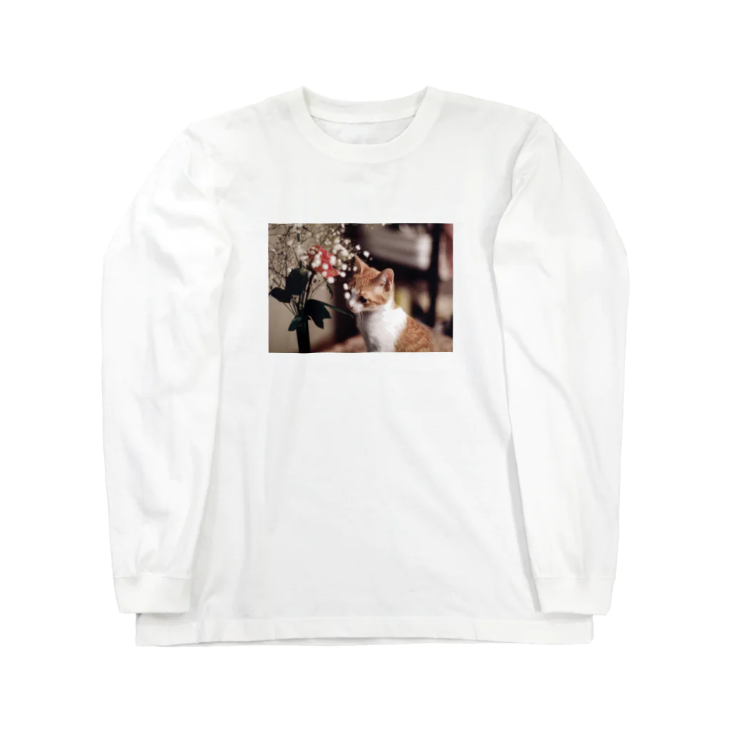 LISPの哀愁の猫ちゃん Long Sleeve T-Shirt