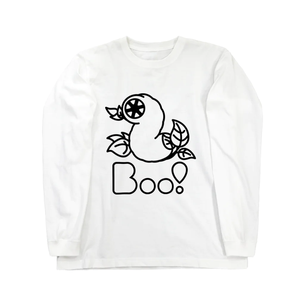 Boo!のBoo!(モンゴリアンデスワーム) ロングスリーブTシャツ