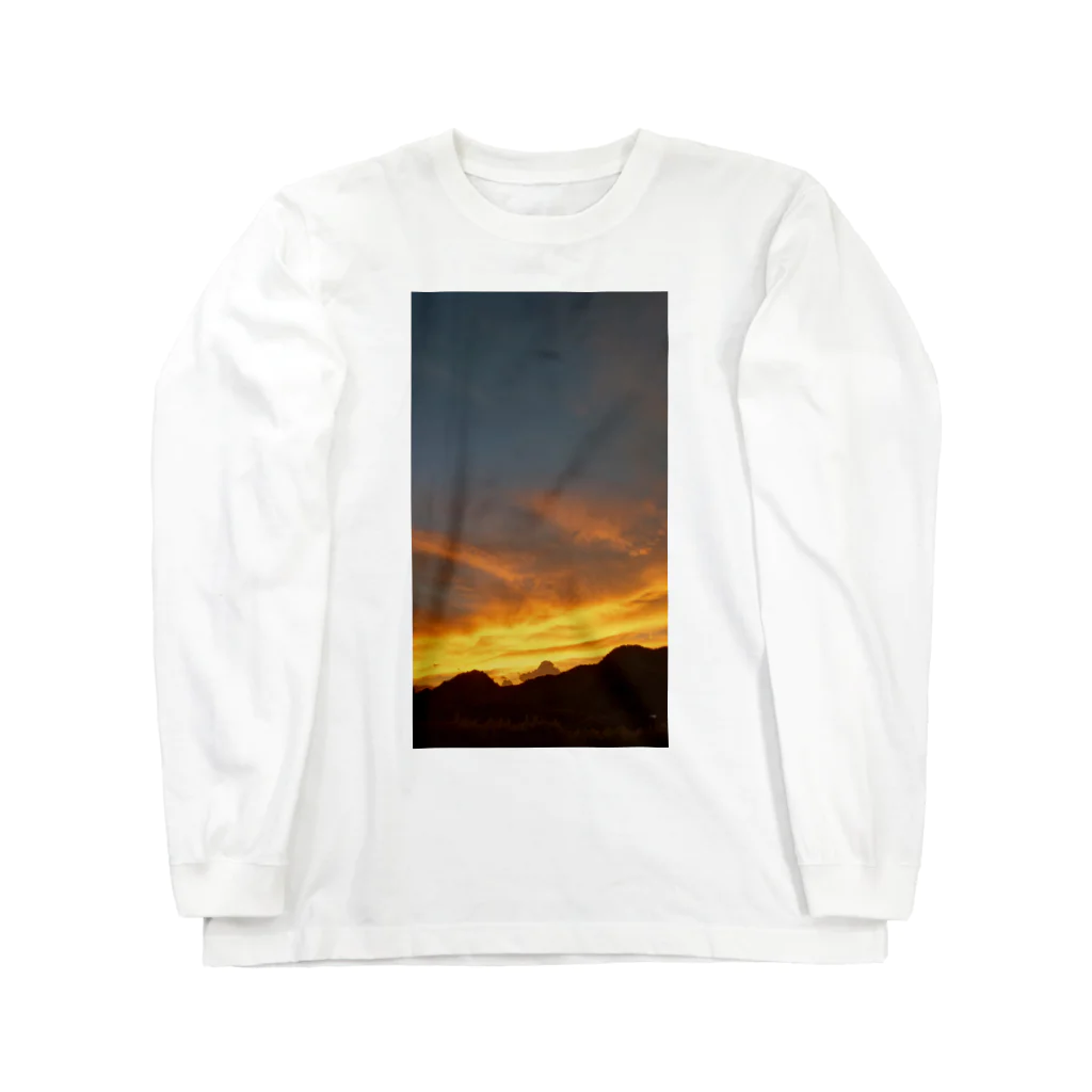 suzurinngの夕焼けスケッチ Long Sleeve T-Shirt