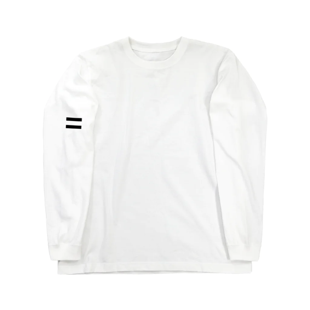 ø   [œ]   =  ［íːkwəl］のSays in the back 「背中で語る」ws-02 ロングスリーブTシャツ