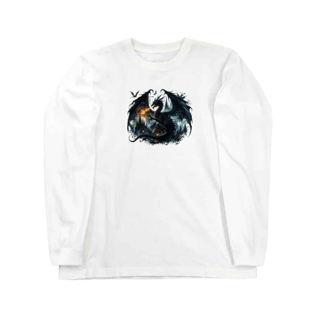 8ball.AI.artの闇竜 Long Sleeve T-Shirt