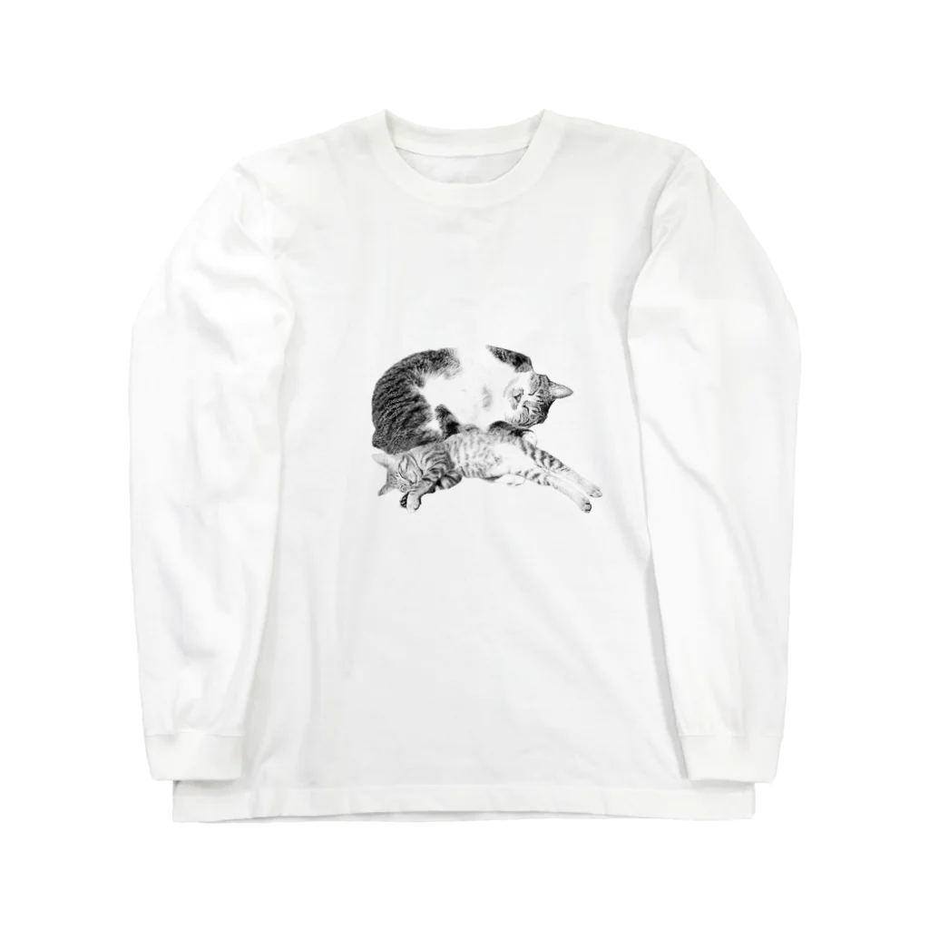 CAT-workshopのかわいい寝子　LOVE CAT Long Sleeve T-Shirt