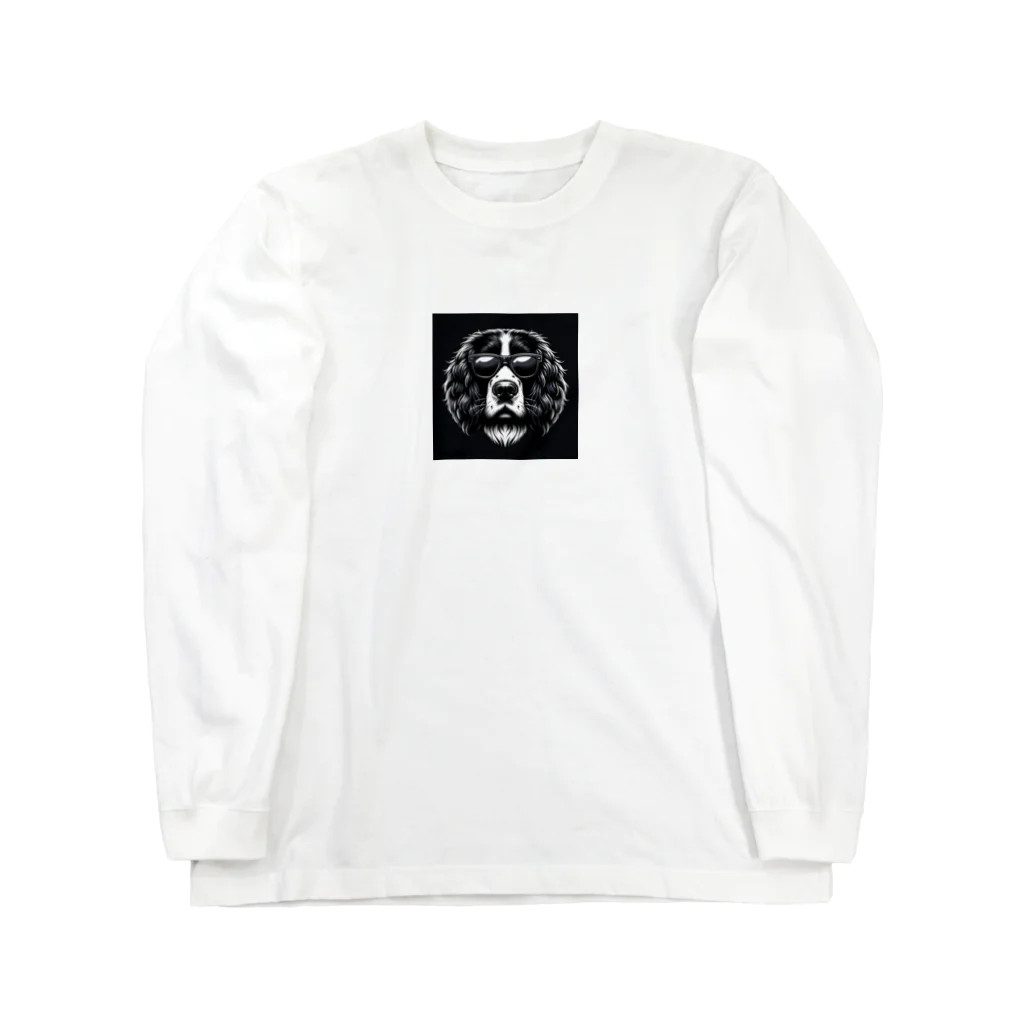 animalmahiaのイカつめなイングリッシュ・スプリンガー・スパニエル Long Sleeve T-Shirt