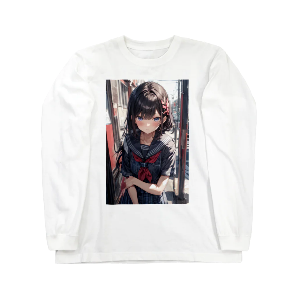 ninjyajyosiの油断した Long Sleeve T-Shirt